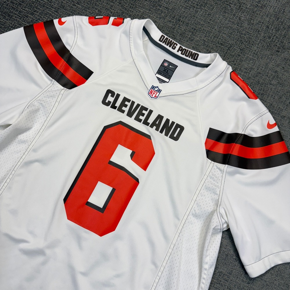 Baker Mayfield Cleveland Browns Nike Jersey Mens XL White NFL #6